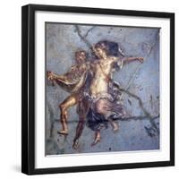 Italy, Naples, Naples Museum, from Pompeii, House of Diodcuri (VI 9, 6-7), Couple In Flight-Samuel Magal-Framed Photographic Print