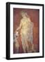 Italy, Naples, Naples Museum, from Pompeii, House of Diodcuri (VI 9, 6-7), Dionysus and Satyr-Samuel Magal-Framed Photographic Print