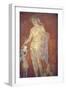 Italy, Naples, Naples Museum, from Pompeii, House of Diodcuri (VI 9, 6-7), Dionysus and Satyr-Samuel Magal-Framed Photographic Print