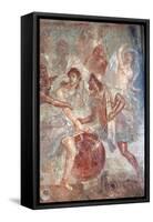 Italy, Naples, Naples Museum, from Pompeii, House of Diodcuri (VI 9, 6-7), Mythological Figures-Samuel Magal-Framed Stretched Canvas