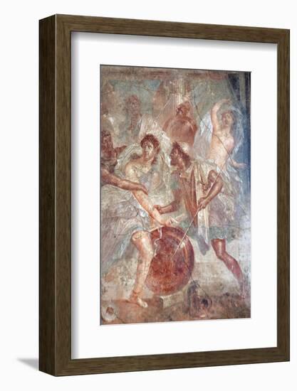 Italy, Naples, Naples Museum, from Pompeii, House of Diodcuri (VI 9, 6-7), Mythological Figures-Samuel Magal-Framed Photographic Print