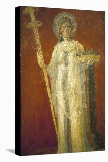 Italy, Naples, Naples Museum, from Pompeii, House of Diodcuri (VI 9, 6-7), Saturn-Samuel Magal-Stretched Canvas