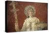 Italy, Naples, Naples Museum, from Pompeii, House of Diodcuri (VI 9, 6-7), Saturn-Samuel Magal-Stretched Canvas