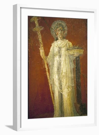 Italy, Naples, Naples Museum, from Pompeii, House of Diodcuri (VI 9, 6-7), Saturn-Samuel Magal-Framed Photographic Print