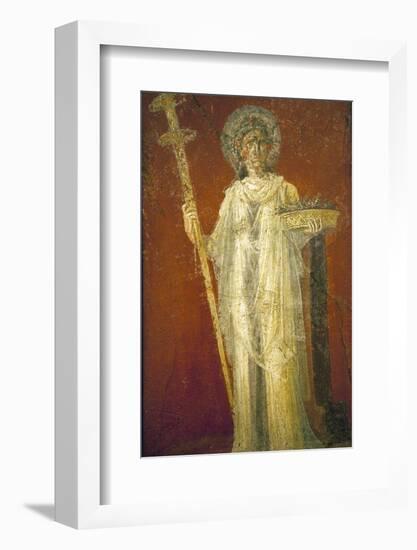 Italy, Naples, Naples Museum, from Pompeii, House of Diodcuri (VI 9, 6-7), Saturn-Samuel Magal-Framed Photographic Print