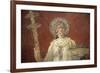 Italy, Naples, Naples Museum, from Pompeii, House of Diodcuri (VI 9, 6-7), Saturn-Samuel Magal-Framed Photographic Print