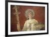 Italy, Naples, Naples Museum, from Pompeii, House of Diodcuri (VI 9, 6-7), Saturn-Samuel Magal-Framed Photographic Print