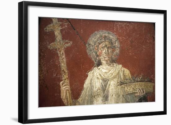 Italy, Naples, Naples Museum, from Pompeii, House of Diodcuri (VI 9, 6-7), Saturn-Samuel Magal-Framed Photographic Print