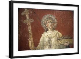 Italy, Naples, Naples Museum, from Pompeii, House of Diodcuri (VI 9, 6-7), Saturn-Samuel Magal-Framed Photographic Print