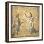 Italy, Naples, Naples Museum, from Pompeii, House of Diodcuri (VI 9, 6-7), Scene of Tragedy-Samuel Magal-Framed Photographic Print