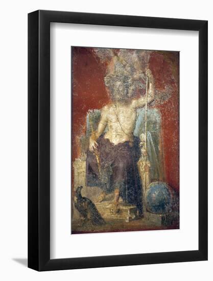 Italy, Naples, Naples Museum, from Pompeii, House of Diodcuri (VI 9, 6-7), Zeus-Samuel Magal-Framed Photographic Print