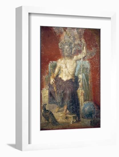 Italy, Naples, Naples Museum, from Pompeii, House of Diodcuri (VI 9, 6-7), Zeus-Samuel Magal-Framed Photographic Print
