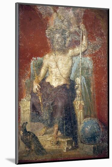 Italy, Naples, Naples Museum, from Pompeii, House of Diodcuri (VI 9, 6-7), Zeus-Samuel Magal-Mounted Photographic Print