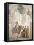 Italy, Naples, Naples Museum, from Pompeii, House of Fatal Love  (IX, 5,18), Europa riding a Bull-Samuel Magal-Framed Stretched Canvas
