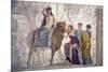 Italy, Naples, Naples Museum, from Pompeii, House of Fatal Love  (IX, 5,18), Europa riding a Bull-Samuel Magal-Mounted Photographic Print