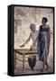 Italy, Naples, Naples Museum, from Pompeii, House of Fatal Love  (IX, 5,18), Jason and Pelias-Samuel Magal-Framed Stretched Canvas