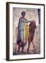 Italy, Naples, Naples Museum, from Pompeii, House of Fatal Love  (IX, 5,18), Jason and Pelias-Samuel Magal-Framed Photographic Print