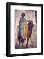 Italy, Naples, Naples Museum, from Pompeii, House of Fatal Love  (IX, 5,18), Jason and Pelias-Samuel Magal-Framed Photographic Print