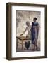 Italy, Naples, Naples Museum, from Pompeii, House of Fatal Love  (IX, 5,18), Jason and Pelias-Samuel Magal-Framed Photographic Print