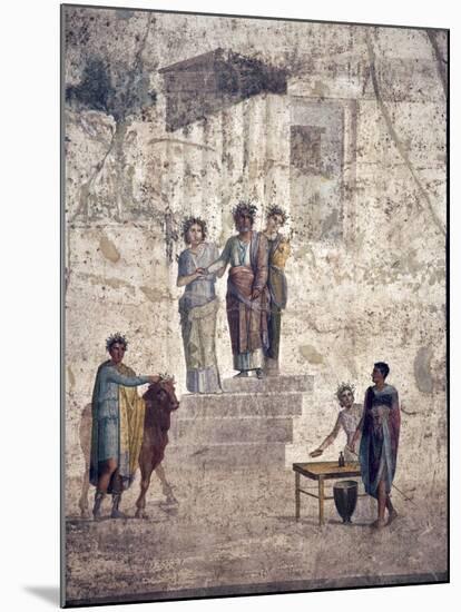 Italy, Naples, Naples Museum, from Pompeii, House of Fatal Love  (IX, 5,18), Jason and Pelias-Samuel Magal-Mounted Photographic Print