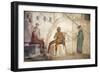 Italy, Naples, Naples Museum, from Pompeii, House of Fatal Love  (IX, 5,8), Pan and the nymphs-Samuel Magal-Framed Photographic Print