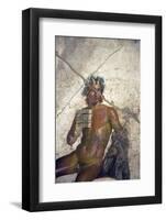 Italy, Naples, Naples Museum, from Pompeii, House of Fatal Love  (IX, 5,8), Pan and the nymphs-Samuel Magal-Framed Photographic Print