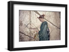 Italy, Naples, Naples Museum, from Pompeii, House of Fatal Love  (IX, 5,8), Pan and the nymphs-Samuel Magal-Framed Photographic Print