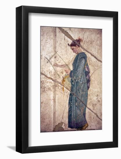 Italy, Naples, Naples Museum, from Pompeii, House of Fatal Love  (IX, 5,8), Pan and the nymphs-Samuel Magal-Framed Photographic Print