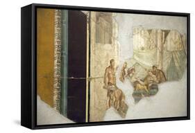 Italy, Naples, Naples Museum, from Pompeii, House of Giuseppe II (VIII 2,39), Sofonisba's Death-Samuel Magal-Framed Stretched Canvas