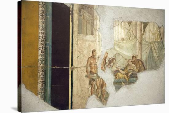 Italy, Naples, Naples Museum, from Pompeii, House of Giuseppe II (VIII 2,39), Sofonisba's Death-Samuel Magal-Stretched Canvas