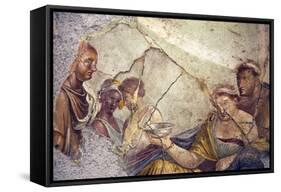 Italy, Naples, Naples Museum, from Pompeii, House of Giuseppe II (VIII 2,39), Sofonisba's Death-Samuel Magal-Framed Stretched Canvas