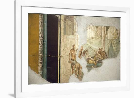 Italy, Naples, Naples Museum, from Pompeii, House of Giuseppe II (VIII 2,39), Sofonisba's Death-Samuel Magal-Framed Photographic Print