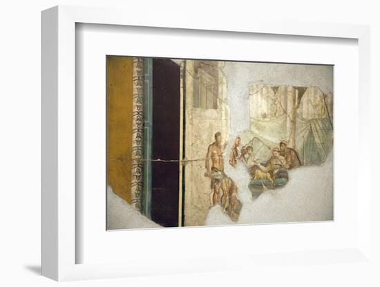 Italy, Naples, Naples Museum, from Pompeii, House of Giuseppe II (VIII 2,39), Sofonisba's Death-Samuel Magal-Framed Photographic Print