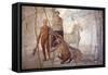 Italy, Naples, Naples Museum, from Pompeii, House of Jason (IX 5, 18), Heracles and Centaur-Samuel Magal-Framed Stretched Canvas