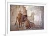 Italy, Naples, Naples Museum, from Pompeii, House of Jason (IX 5, 18), Heracles and Centaur-Samuel Magal-Framed Photographic Print