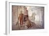Italy, Naples, Naples Museum, from Pompeii, House of Jason (IX 5, 18), Heracles and Centaur-Samuel Magal-Framed Photographic Print