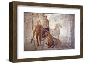 Italy, Naples, Naples Museum, from Pompeii, House of Jason (IX 5, 18), Heracles and Centaur-Samuel Magal-Framed Photographic Print