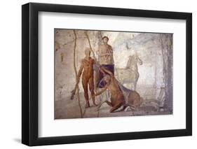 Italy, Naples, Naples Museum, from Pompeii, House of Jason (IX 5, 18), Heracles and Centaur-Samuel Magal-Framed Photographic Print