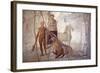 Italy, Naples, Naples Museum, from Pompeii, House of Jason (IX 5, 18), Heracles and Centaur-Samuel Magal-Framed Photographic Print