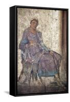 Italy, Naples, Naples Museum, from Pompeii, House of Jason (IX 5, 18), Paris and Elena-Samuel Magal-Framed Stretched Canvas