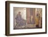 Italy, Naples, Naples Museum, from Pompeii, House of Jason (IX 5, 18), Paris and Elena-Samuel Magal-Framed Photographic Print