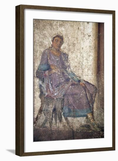 Italy, Naples, Naples Museum, from Pompeii, House of Jason (IX 5, 18), Paris and Elena-Samuel Magal-Framed Photographic Print