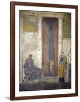 Italy, Naples, Naples Museum, from Pompeii, House of Jason (IX 5, 18), Paris and Elena-Samuel Magal-Framed Photographic Print