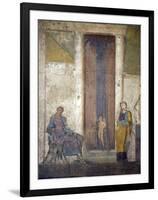 Italy, Naples, Naples Museum, from Pompeii, House of Jason (IX 5, 18), Paris and Elena-Samuel Magal-Framed Photographic Print