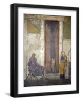 Italy, Naples, Naples Museum, from Pompeii, House of Jason (IX 5, 18), Paris and Elena-Samuel Magal-Framed Photographic Print