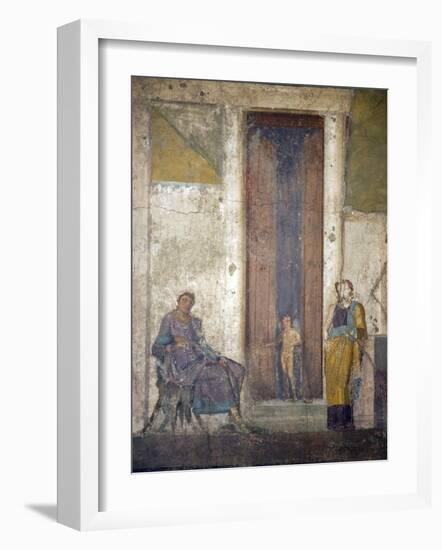 Italy, Naples, Naples Museum, from Pompeii, House of Jason (IX 5, 18), Paris and Elena-Samuel Magal-Framed Photographic Print