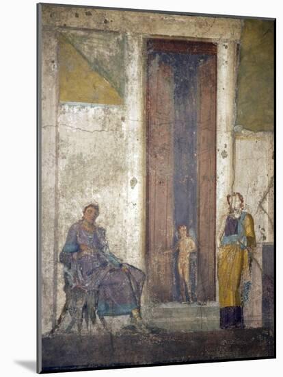Italy, Naples, Naples Museum, from Pompeii, House of Jason (IX 5, 18), Paris and Elena-Samuel Magal-Mounted Photographic Print