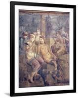 Italy, Naples, Naples Museum, from Pompeii, House of L. Cornelius (VII 12, 26), Sale of Cupid-Samuel Magal-Framed Photographic Print