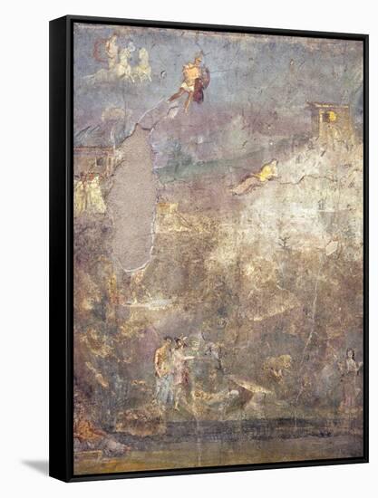 Italy, Naples, Naples Museum, from Pompeii, House of M.Fabius Secundus (V 4,13), Origins of Rome-Samuel Magal-Framed Stretched Canvas