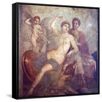 Italy, Naples, Naples Museum, from Pompeii, House of Mars an Venus (VII, 9, 47), Mars and  Venus-Samuel Magal-Framed Stretched Canvas